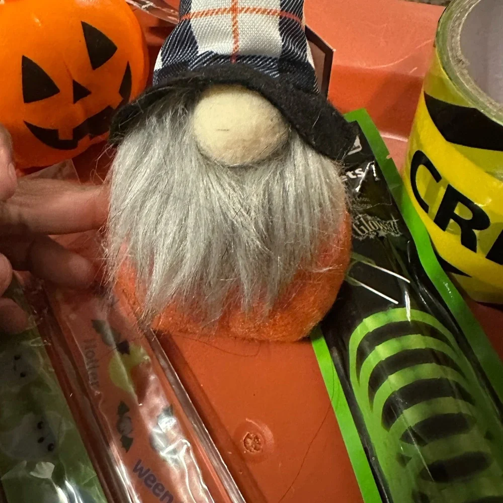 Halloween Party Supplies Set - Orange and Black